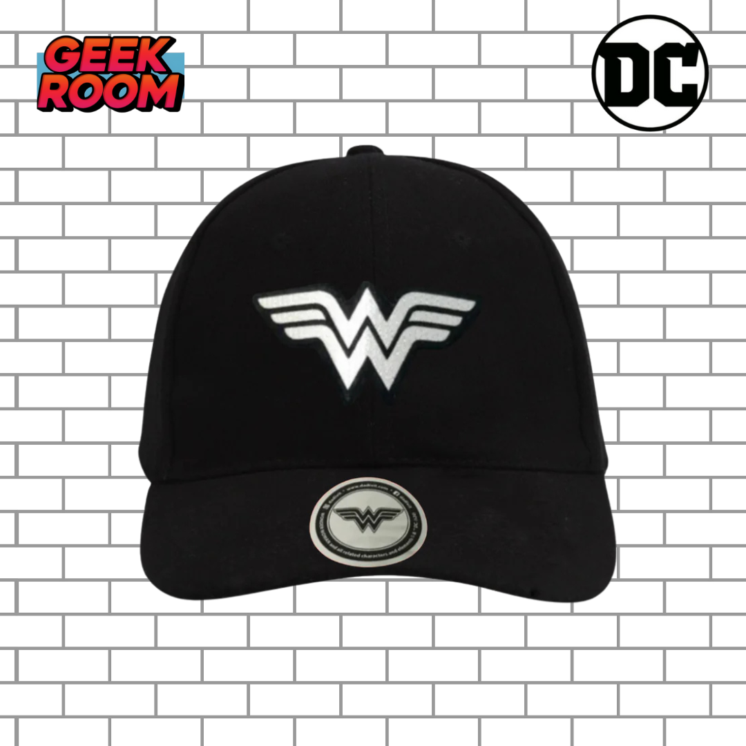 DC Comics Wonder Woman “Black & White Logo” Black
