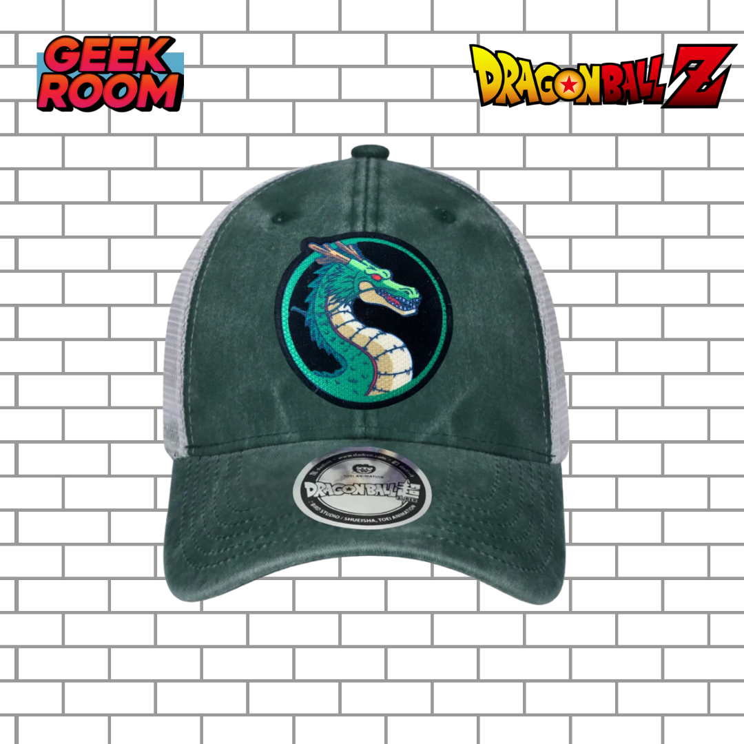 Dragon Ball Z “Shenron” Green & White Vintage Trucker