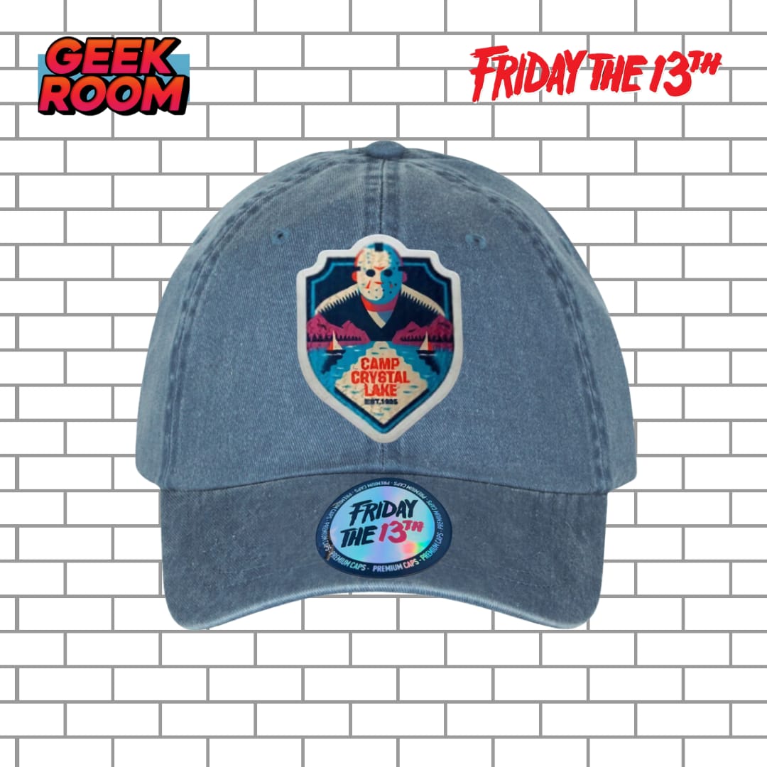 Friday the 13th “Camp Crystal Lake Est. 1935” Blue Vintage