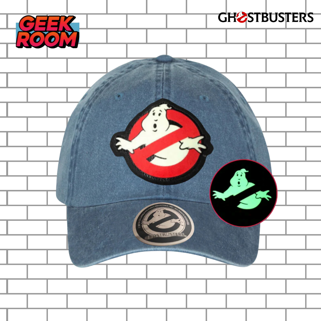 Ghostbusters “Classic Logo” Glow in the Dark Blue Vintage