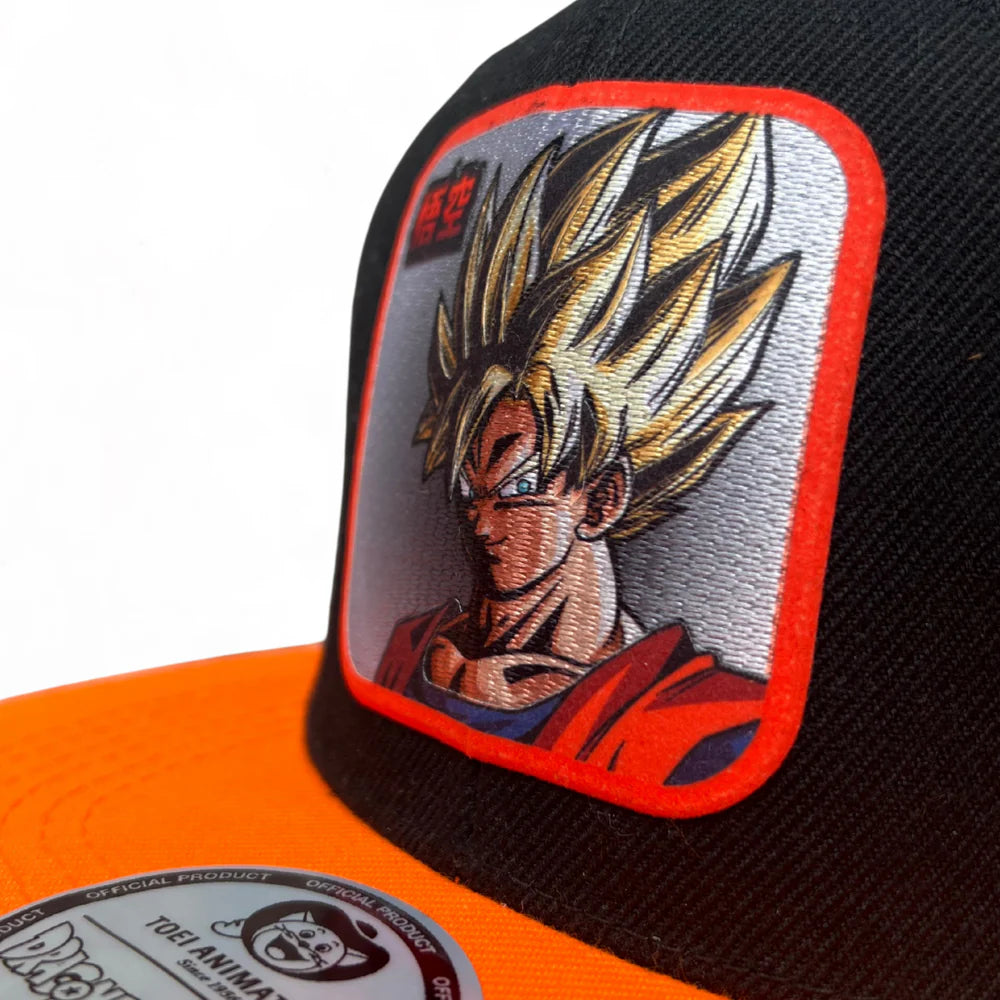 Dragon Ball Z “Super Saiyan Goku” Black & Orange Snapback
