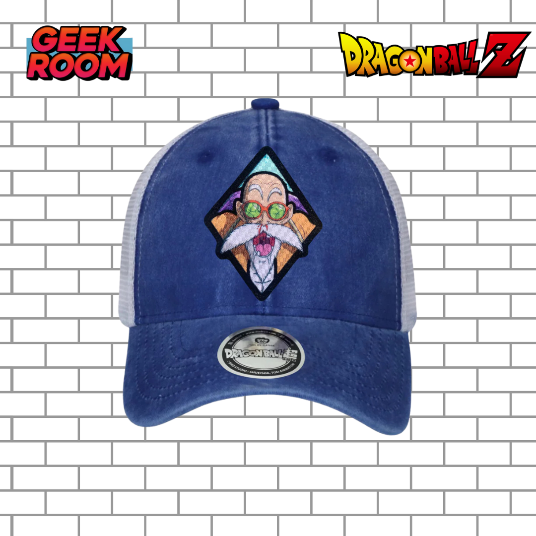Dragon Ball Z “Master Roshi” Royal Blue & White Trucker