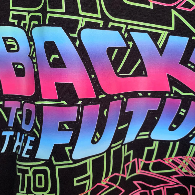Back to the Future “Logos” Black Tee