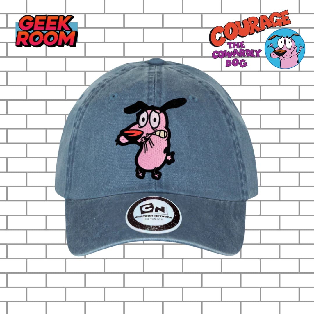 Courage The Cowardly Dog “Frightened Courage” Blue Vintage