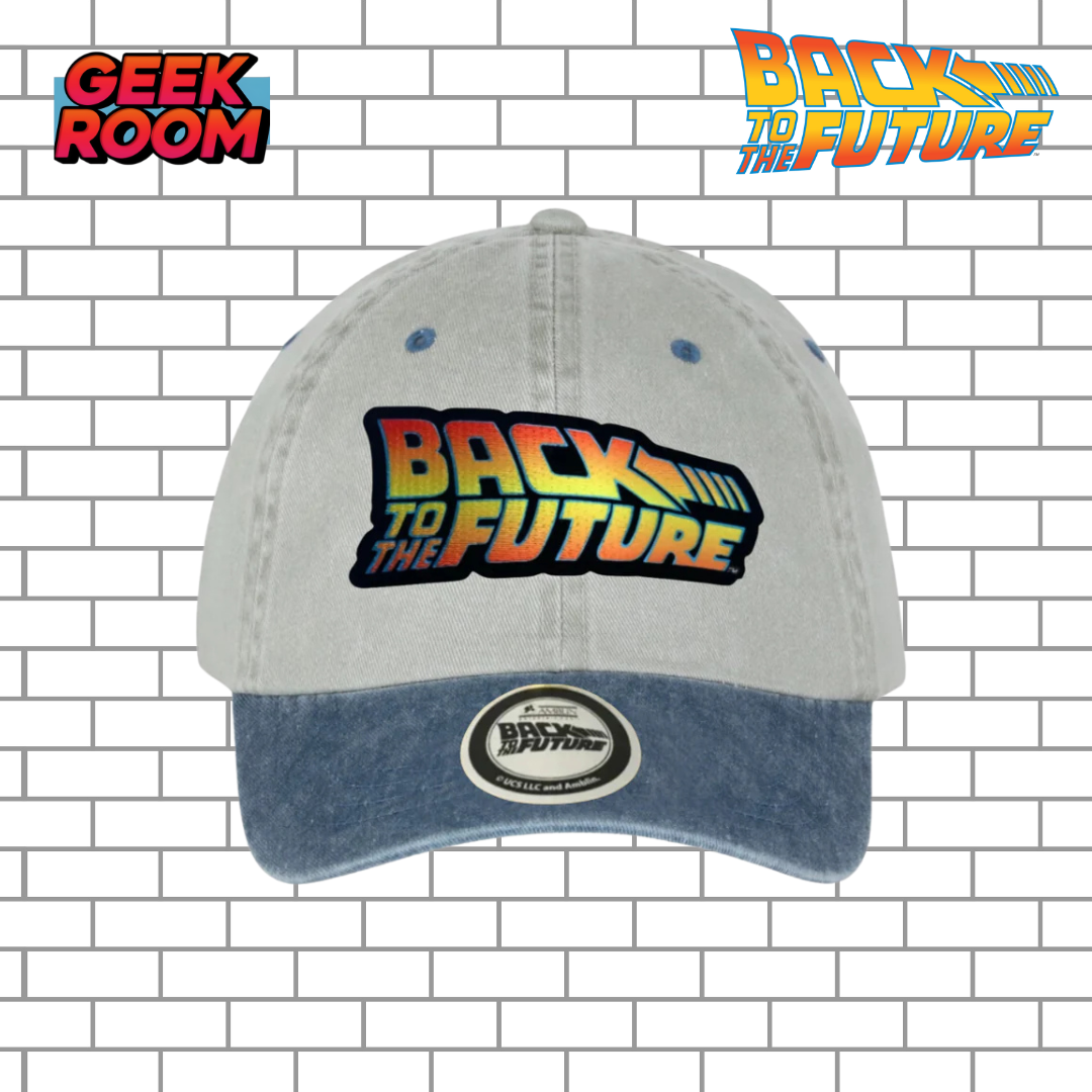Back to the Future “Classic Logo” Beige/Blue Vintage