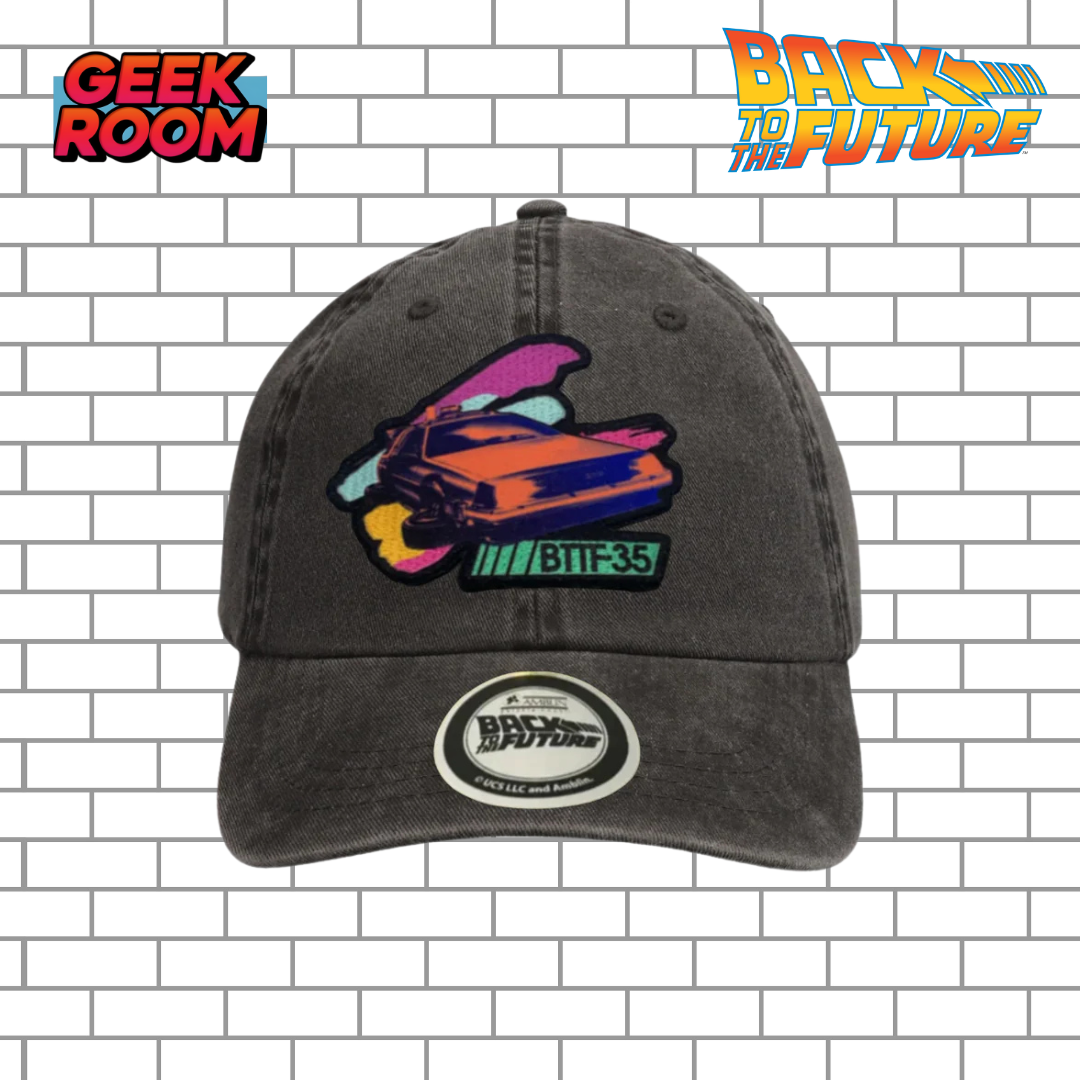 Back to the Future “Delorean Time Machine 35th Anniversary” Grey Vintage