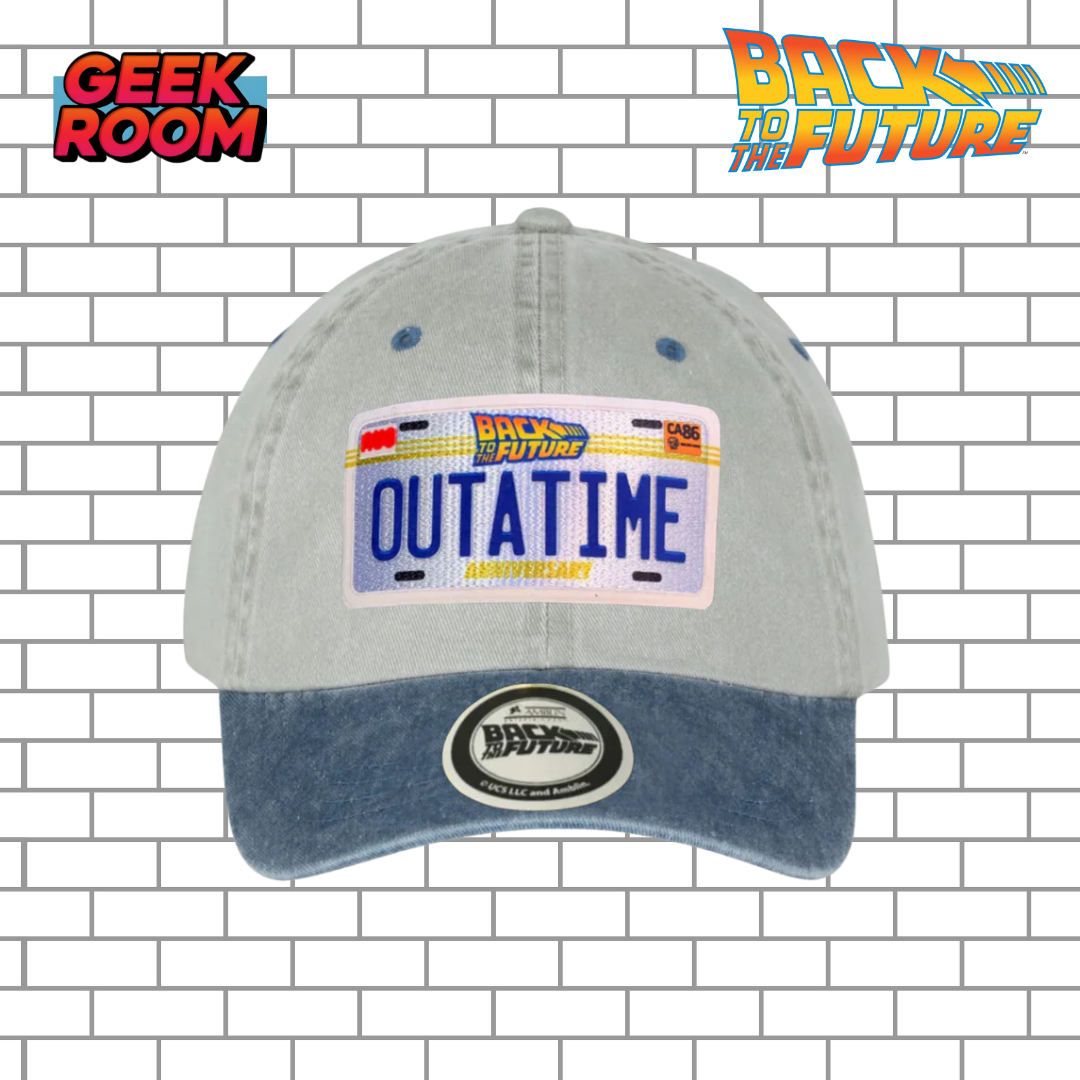 Back to the Future “Outatime” Beige/Blue Vintage