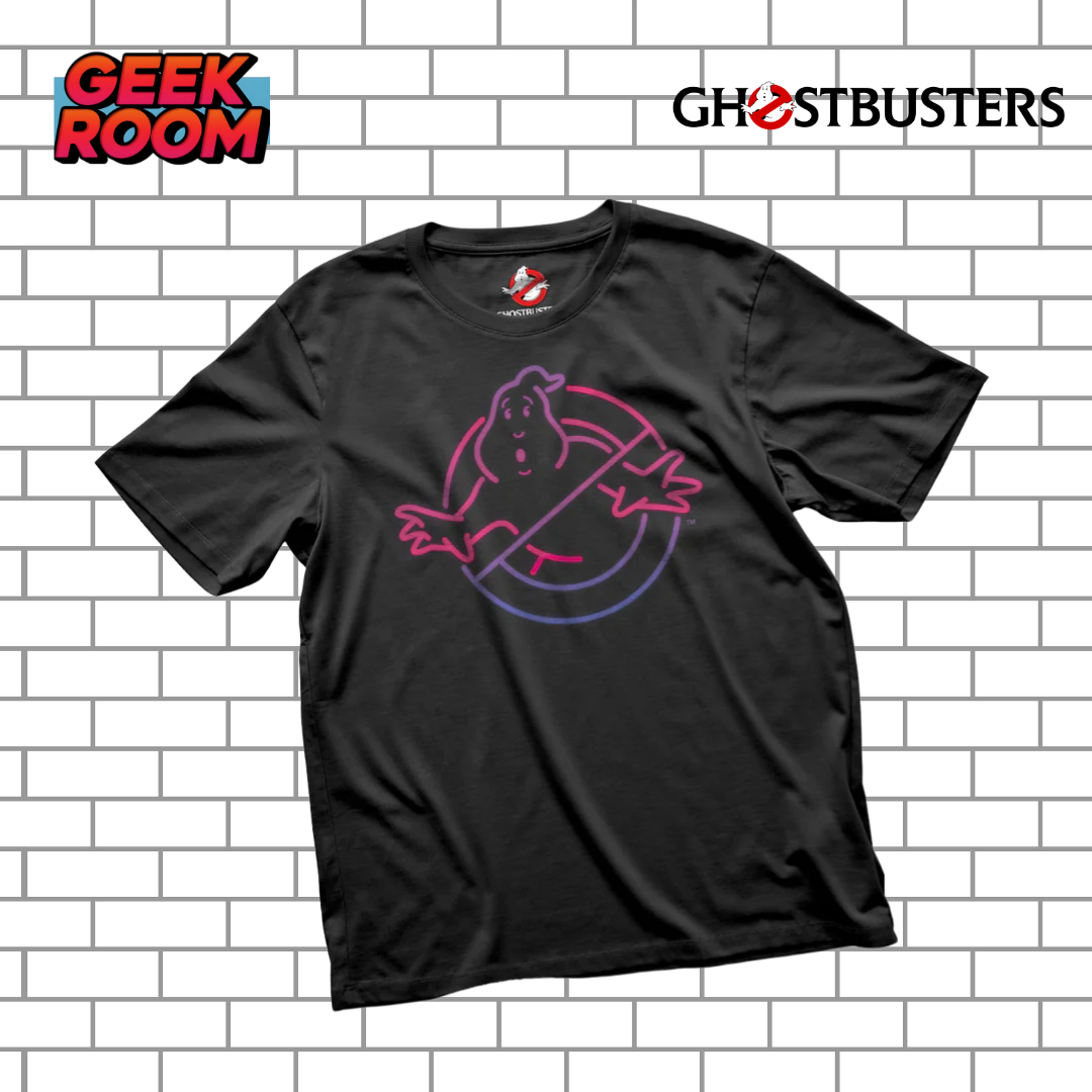 Ghostbusters “Stroke” Logo Black Tee