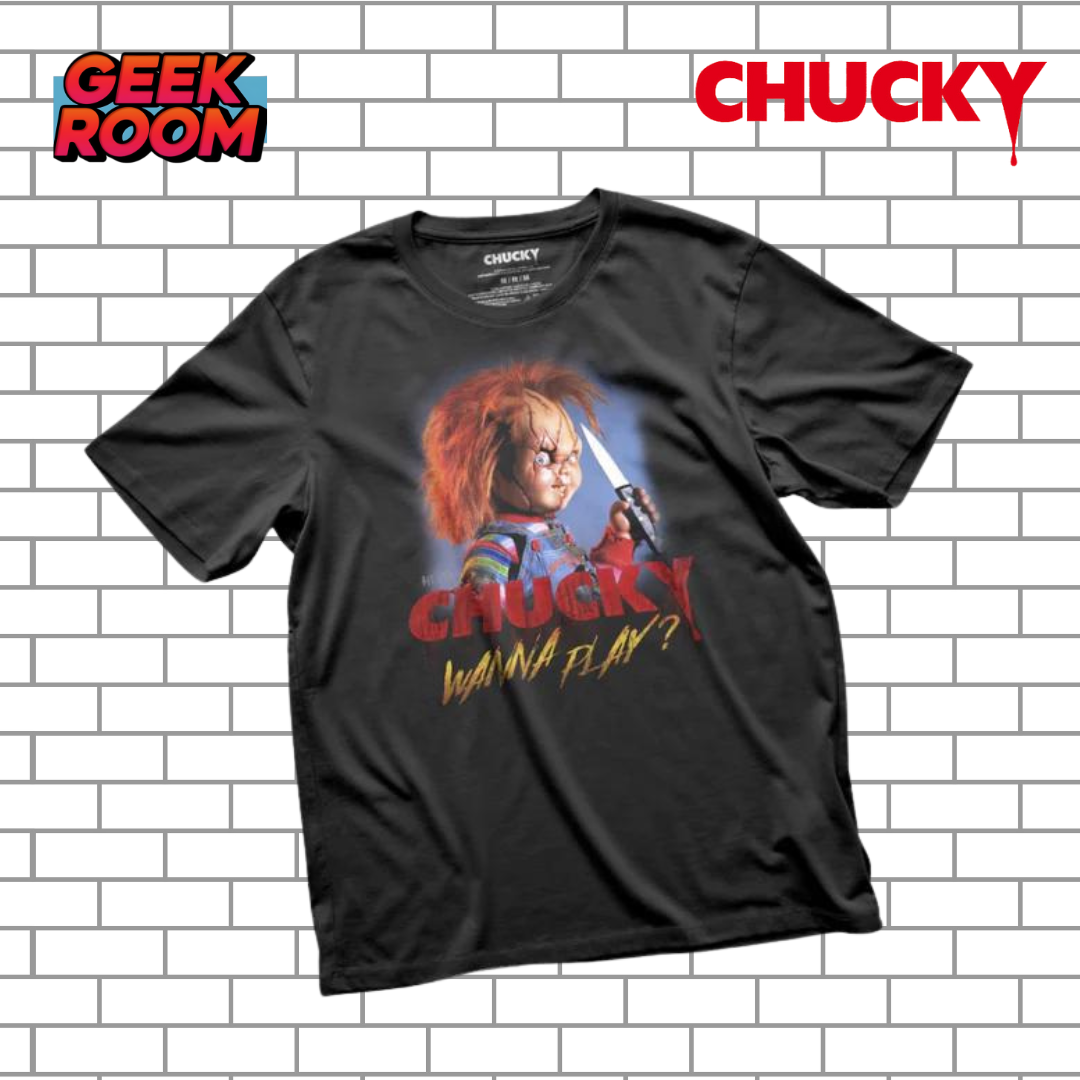 Chucky “Wanna Play?” Black Tee