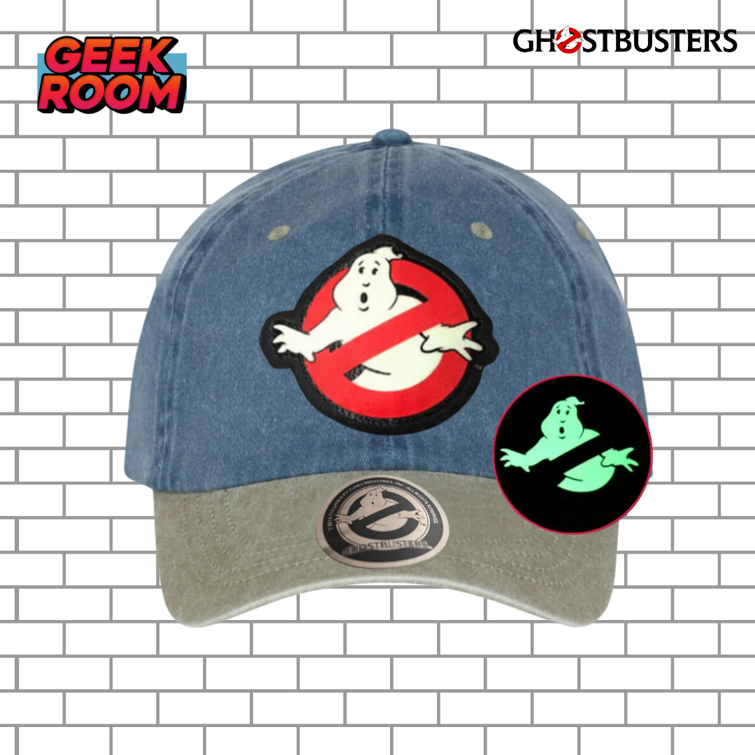 Ghostbusters “Classic Logo” Glow in the Dark Blue/Beige Vintage
