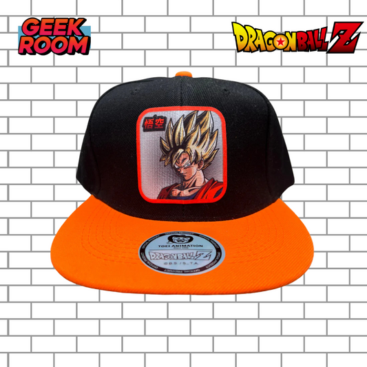 Dragon Ball Z “Super Saiyan Goku” Black & Orange Snapback