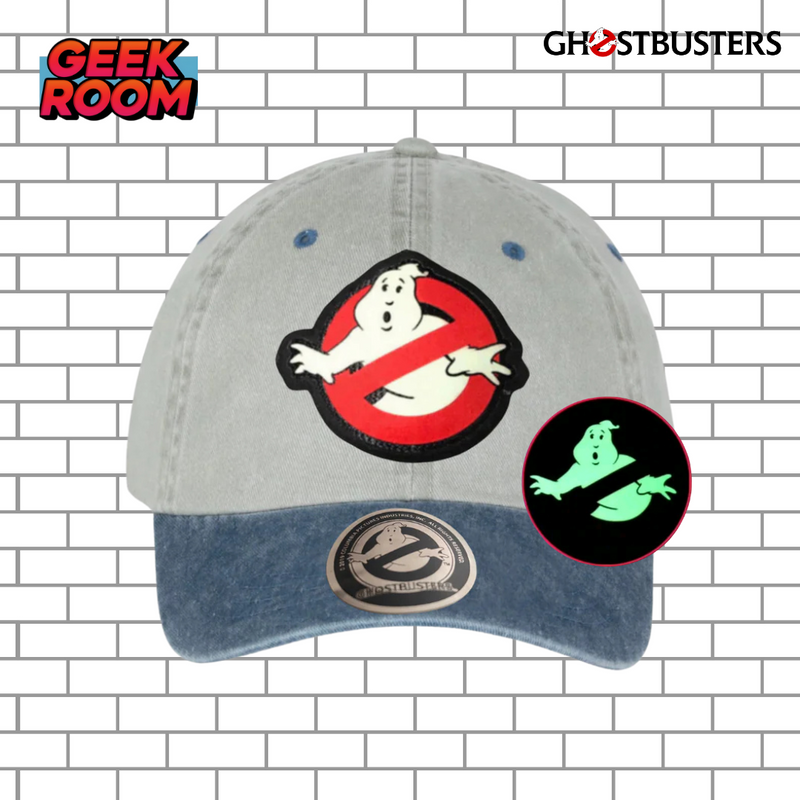 Ghostbusters “Classic Logo” Glow in the Dark Beige/Blue Vintage