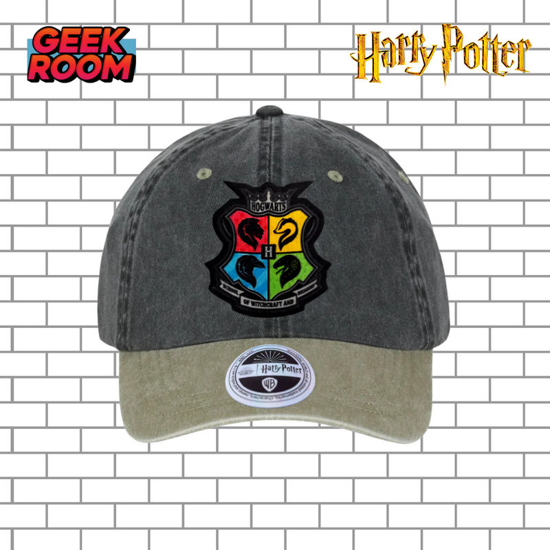 Harry Potter “Hogwarts Never tickle a sleeping dragon” Grey/Beige Vintage