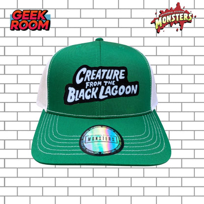 Universal Monsters Creature from the Black Lagoon Green & White Premium Trucker