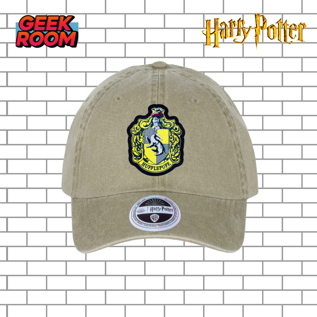 Harry Potter “Hufflepuff Crest” Beige Vintage