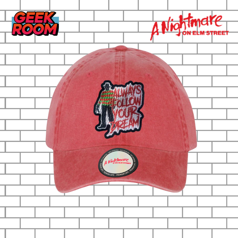 A Nightmare on Elm Street “Always follow your dream” Red Vintage