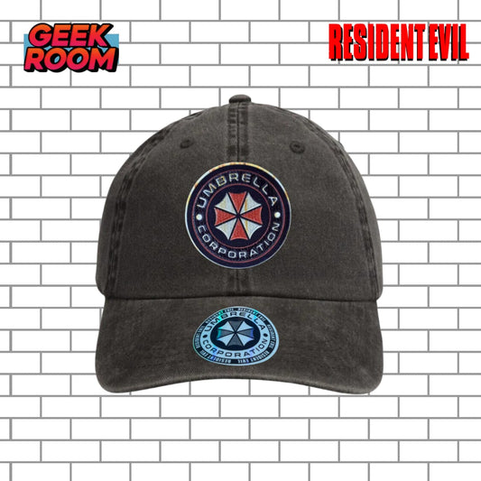 Resident Evil “Umbrella Oxidized Crest” Grey Vintage