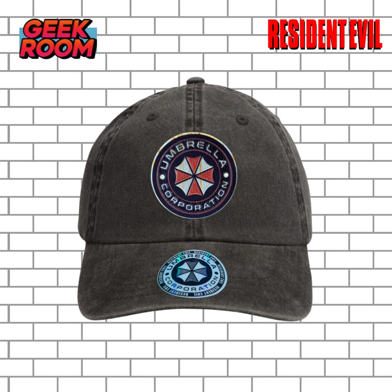 Resident Evil “Umbrella Oxidized Crest” Grey Vintage