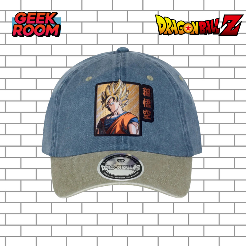 Dragon Ball Z “Super Saiyan Goku” Blue/Beige Vintage