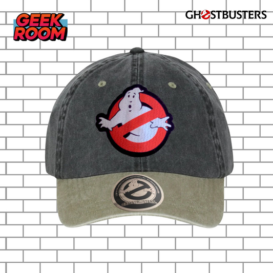 Ghostbusters “Classic Logo” Grey/Beige Vintage