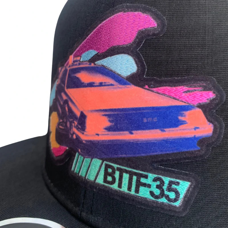Back to the Future “Delorean Time Machine 35th Anniversary” Snapback