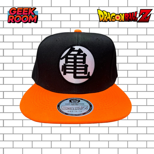 Dragon Ball Z “Kame Kanji” Black & Orange Snapback