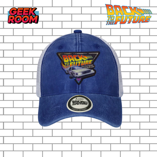 Back to the Future “Outatime Tour” Royal Blue Vintage Trucker