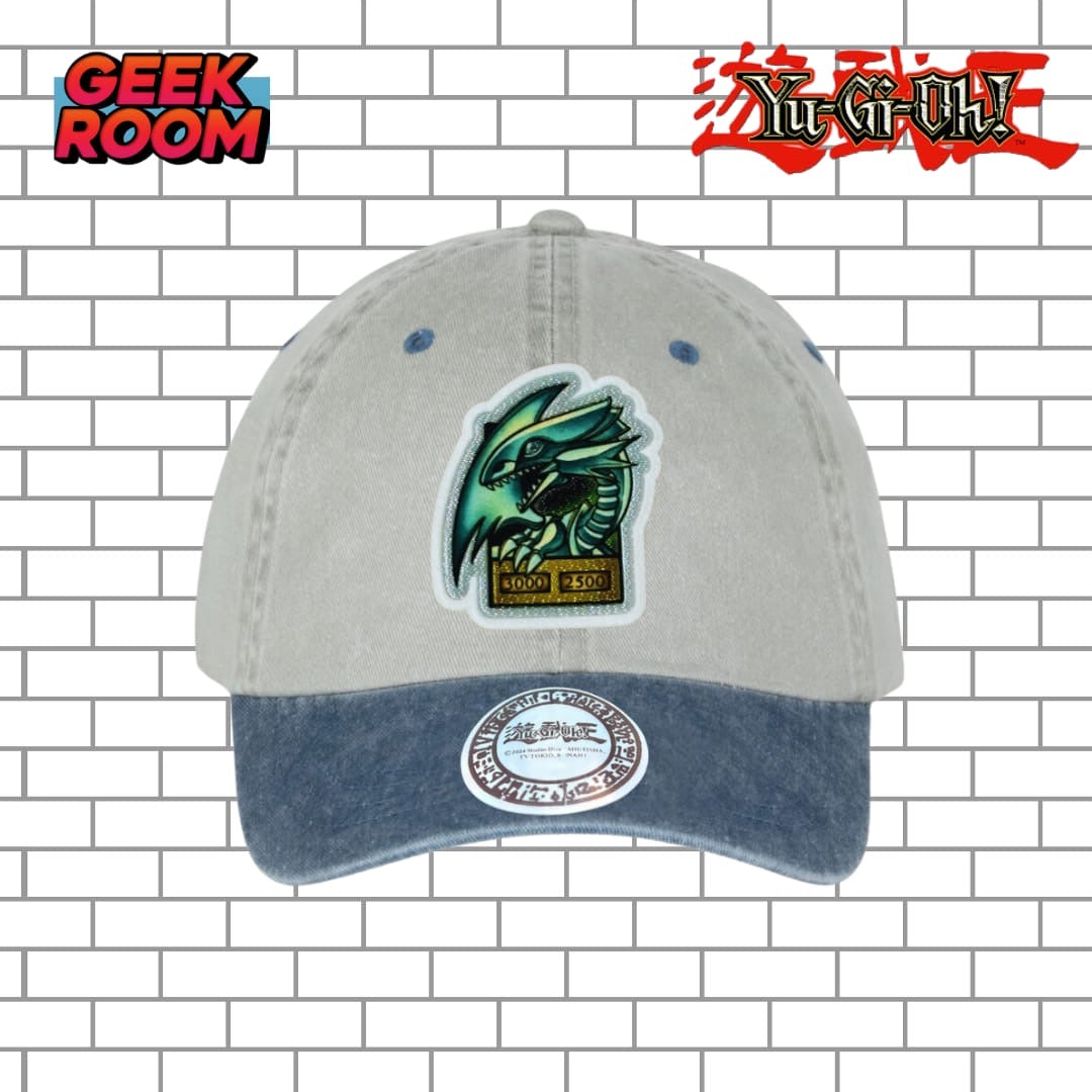 Yu-Gi-Oh! “Blue Eyes White Dragon” Beige/Blue Vintage