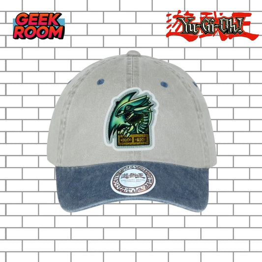 Yu-Gi-Oh! “Blue Eyes White Dragon” Beige/Blue Vintage