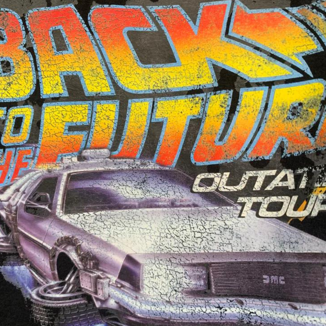 Back to the Future “Outatime Tour” Black Tee