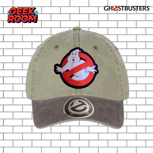 Ghostbusters “Classic Logo” Beige/Brown Vintage