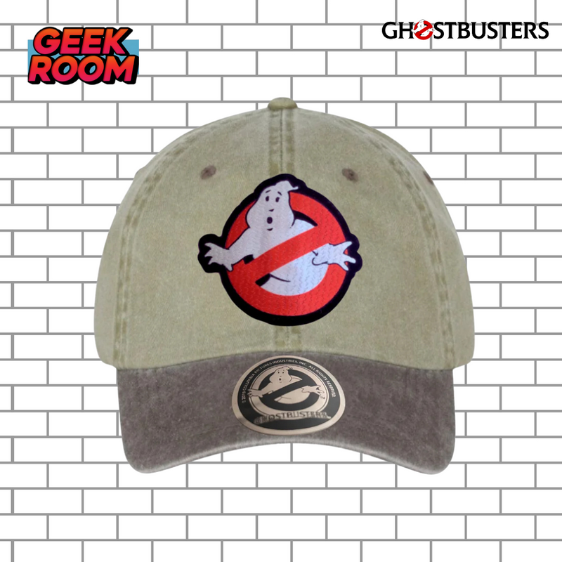 Ghostbusters “Classic Logo” Beige/Brown Vintage