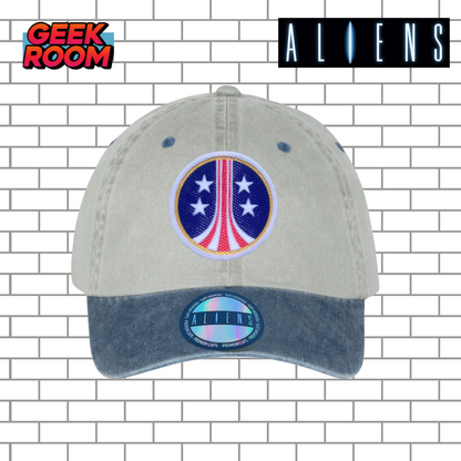 Aliens “USCM Logo” Beige/Blue Vintage