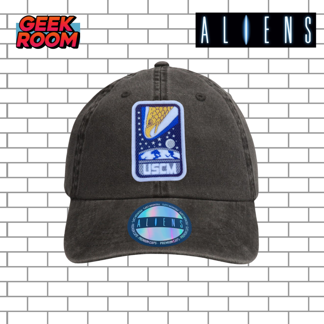 Aliens “USCM Corps” Logo Grey Vintage