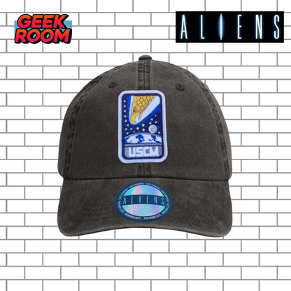 Aliens “USCM Corps” Logo Grey Vintage