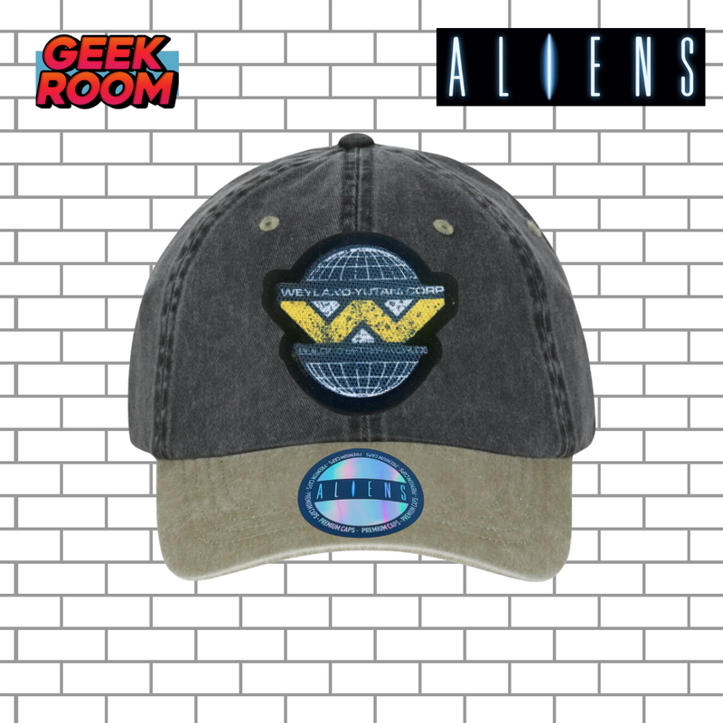 Aliens “Weyland Yutani Corp Logo” Grey/Beige Vintage