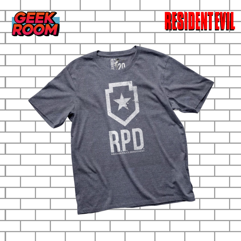 Resident Evil “R.P.D. Logo” Blue Jasper Tee