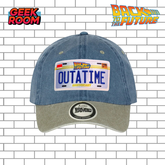 Back to the Future “Outatime” Blue/Beige Vintage