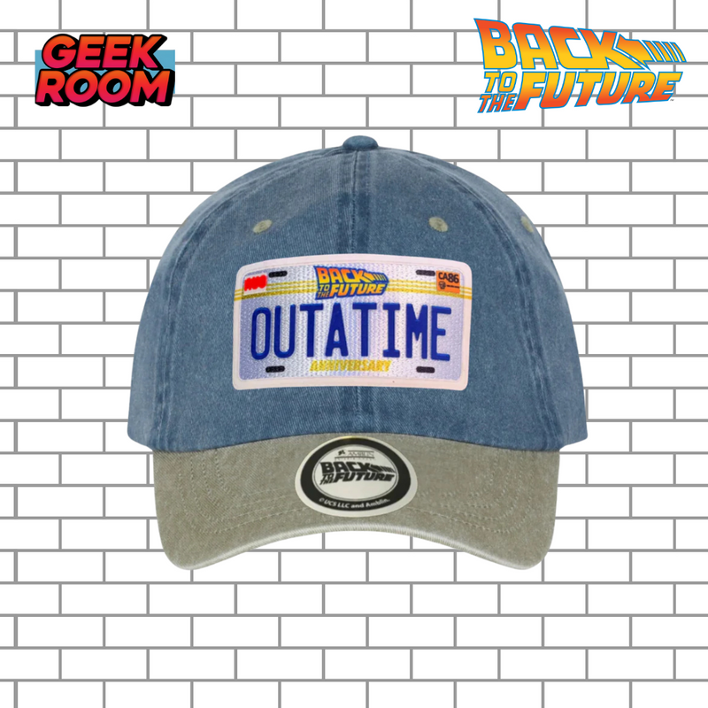 Back to the Future “Outatime” Blue/Beige Vintage