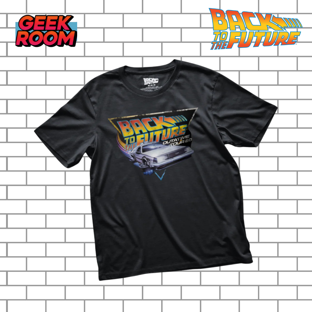 Back to the Future “Outatime Tour” Black Tee