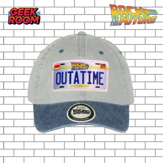 Back to the Future “Outatime” Beige/Blue Vintage