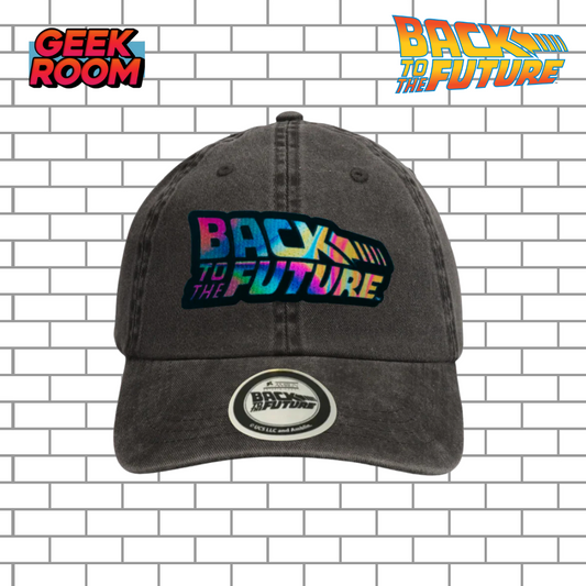 Back to the Future “Litmus Logo” Grey Vintage