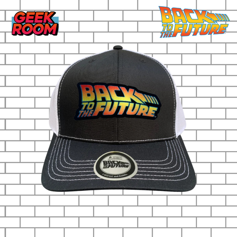 Back to the Future “Classic Logo” Black/White Premium Trucker