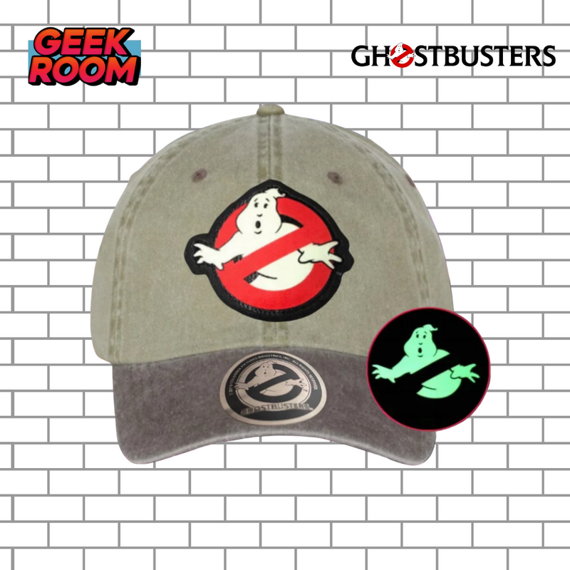 Ghostbusters “Classic Logo” Glow in the Dark Beige/Brown Vintage