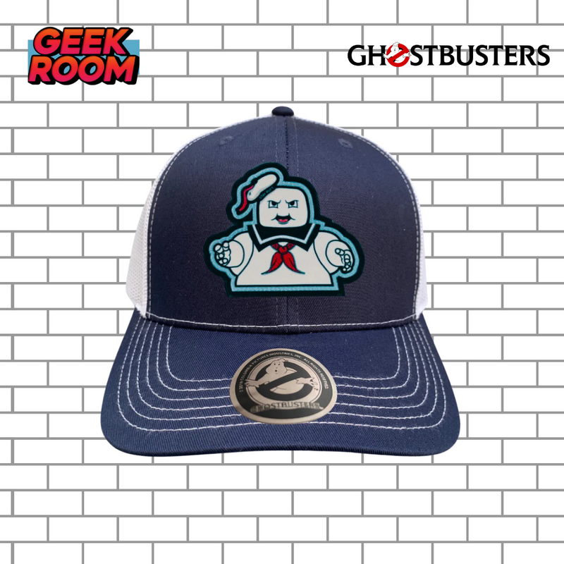 Ghostbusters “Stay Puft Marshmallow Man” Blue & White Premium Trucker