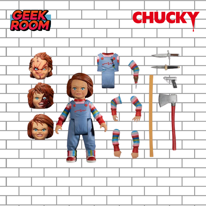 Mezco Toyz Child's Play 5 Points Chucky Deluxe Figure Set