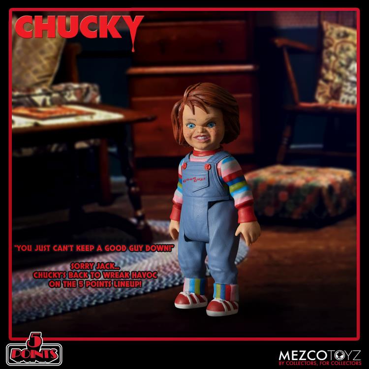 Mezco Toyz Child's Play 5 Points Chucky Deluxe Figure Set