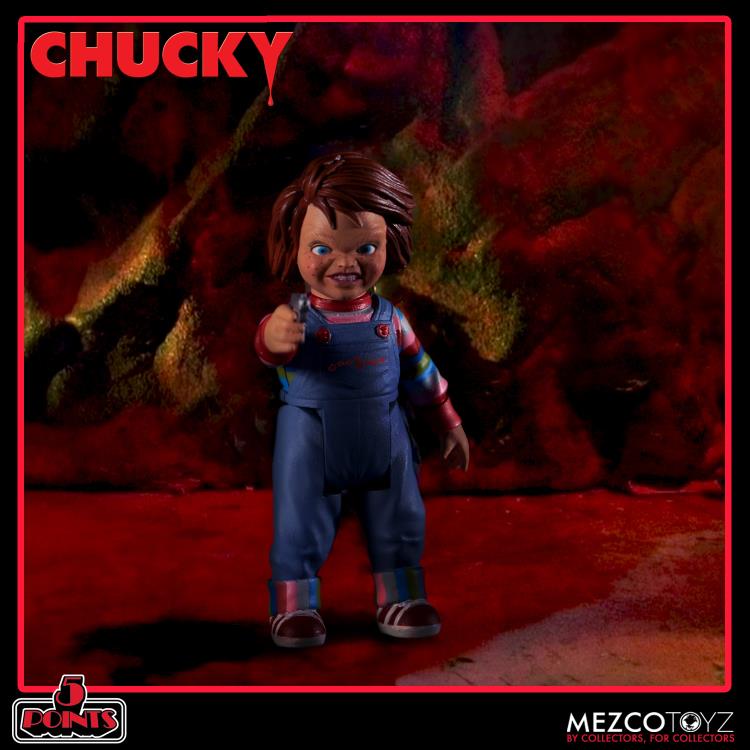 Mezco Toyz Child's Play 5 Points Chucky Deluxe Figure Set