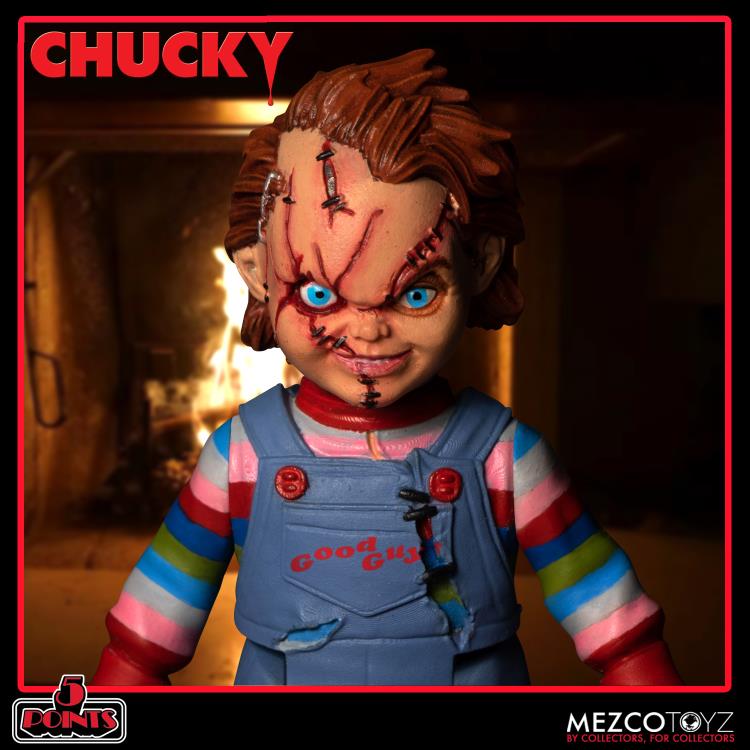 Mezco Toyz Child's Play 5 Points Chucky Deluxe Figure Set