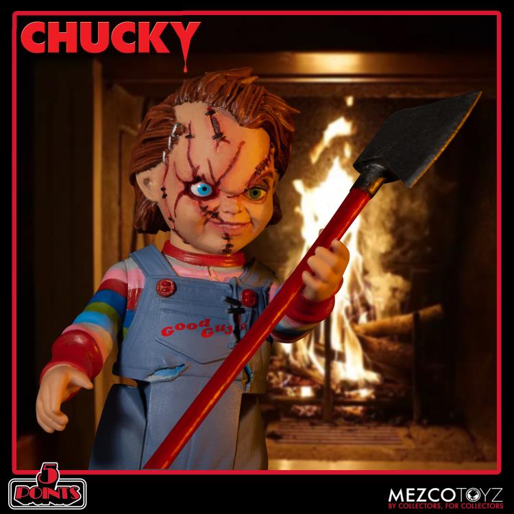 Mezco Toyz Child's Play 5 Points Chucky Deluxe Figure Set